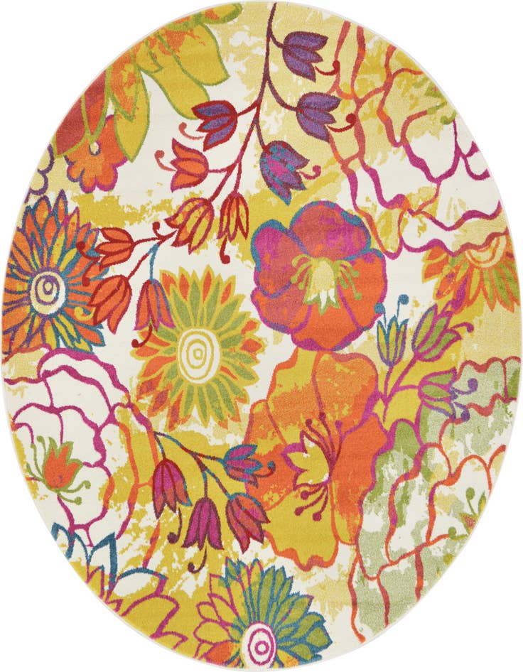 Detail image of 8' x 8' Florence Round Rug