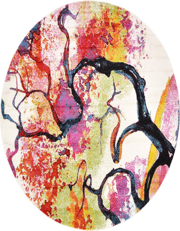 Detail image of 8' x 8' Florence Round Rug
