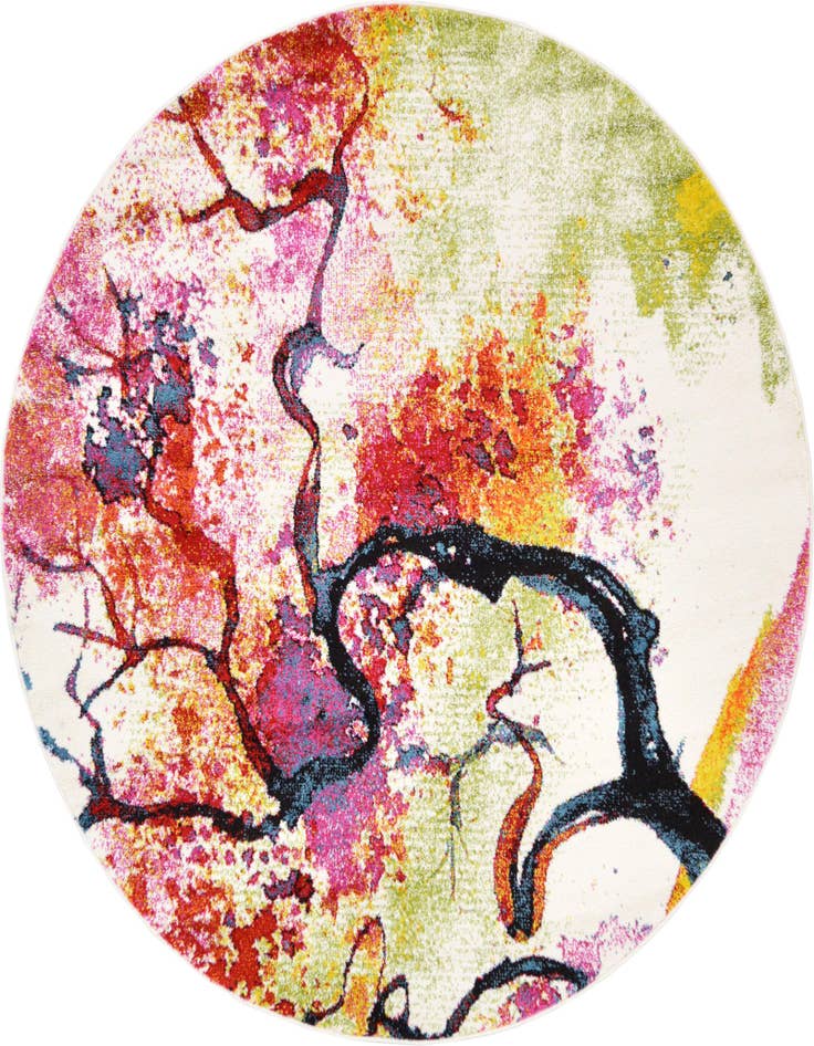 Detail image of 6' x 6' Florence Round Rug