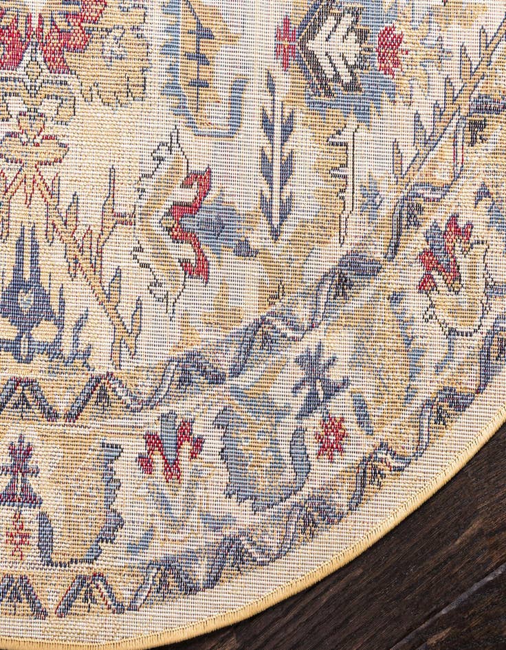 Detail image of 5' 3 x 5' 3 Georgetown Round Rug