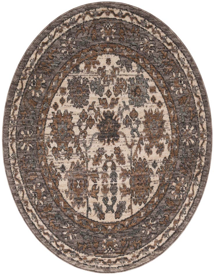 Detail image of 5' x 5' Grand Tradition Round Rug