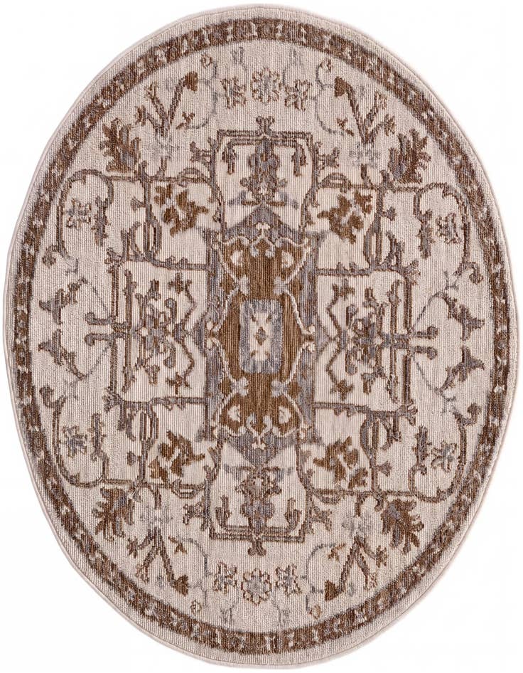 Detail image of 5' x 5' Grand Tradition Round Rug