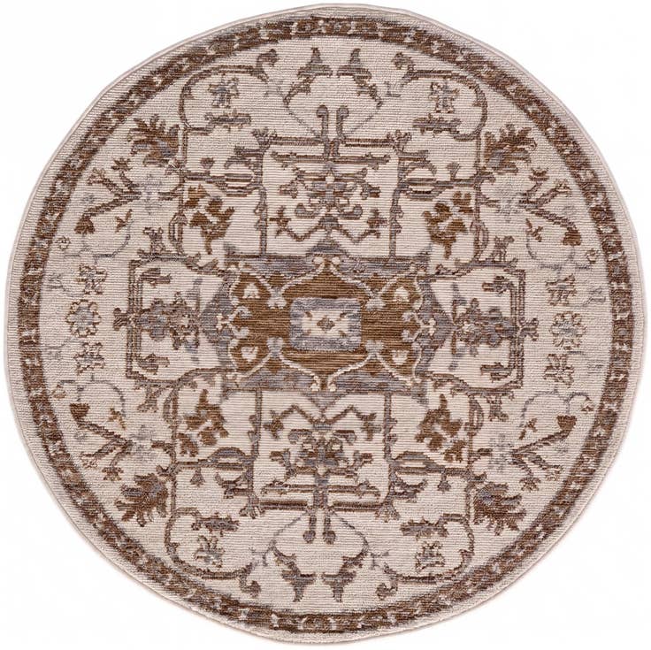 Detail image of 5' x 5' Grand Tradition Round Rug