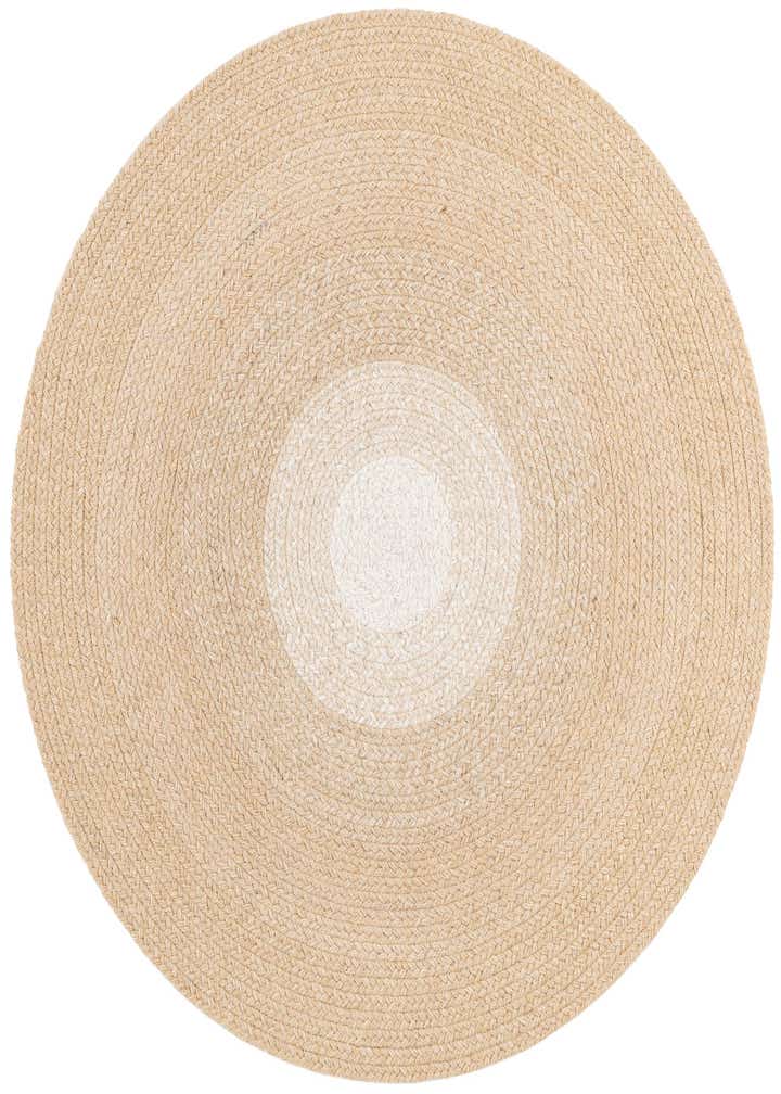 3' 1 x 3' 1 Handmade Hand Braided Wool Round Rug