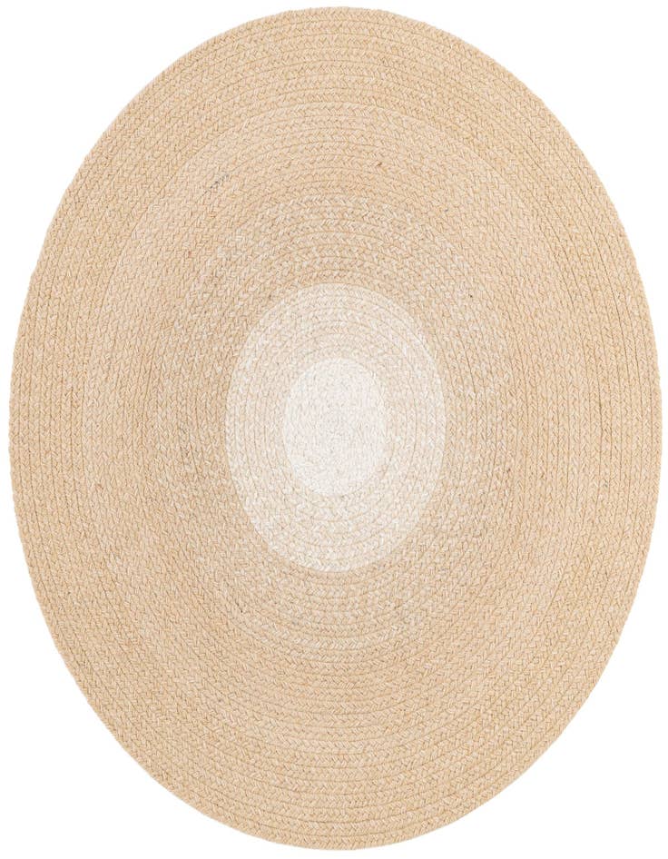 Detail image of 3' 1 x 3' 1 Handmade Hand Braided Wool Round Rug