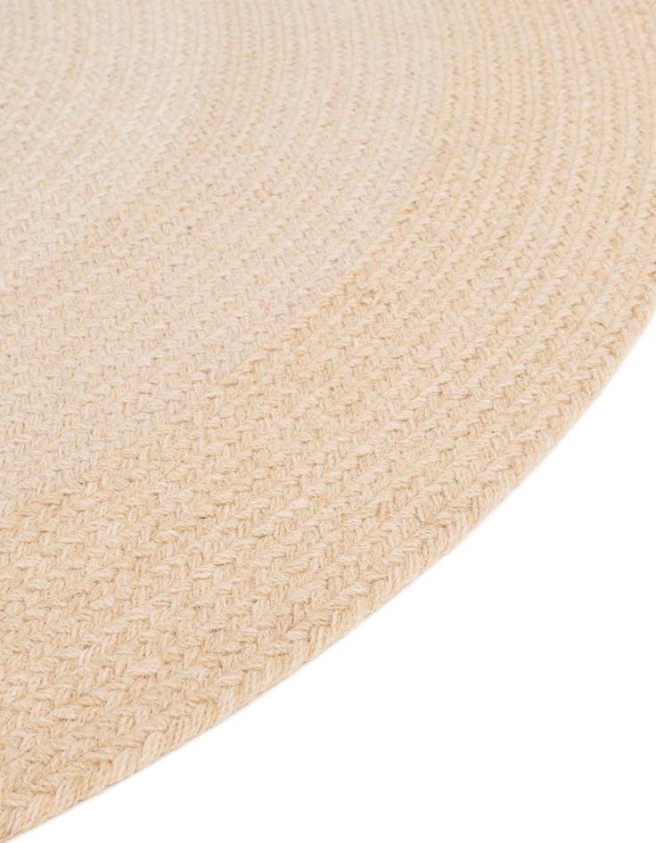 Detail image of 7' 10 x 7' 10  Hand Hand Braided Wool Round Rug