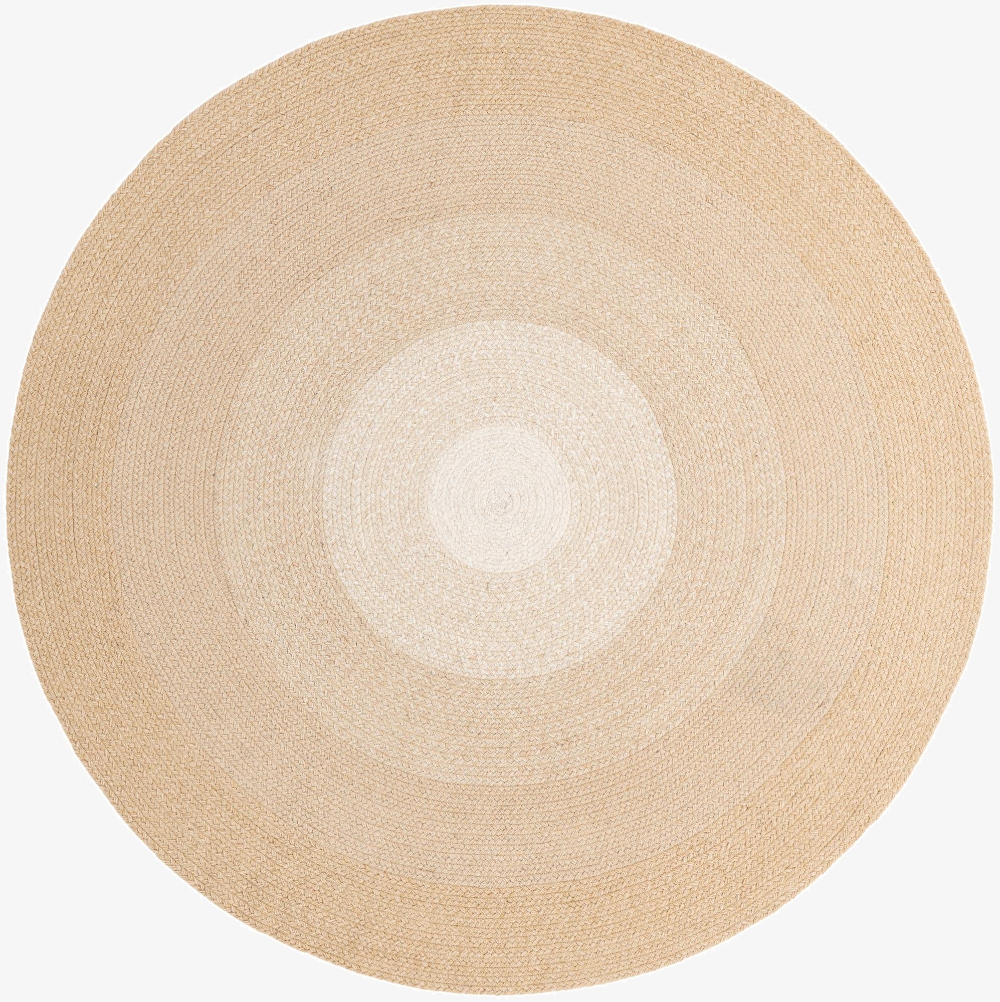 5' 1 x 5' 1  Hand Hand Braided Wool Round Rug