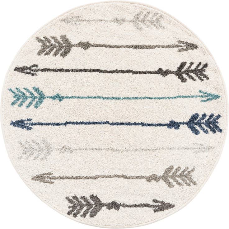 Detail image of 3' x 3' Harvest Round Rug
