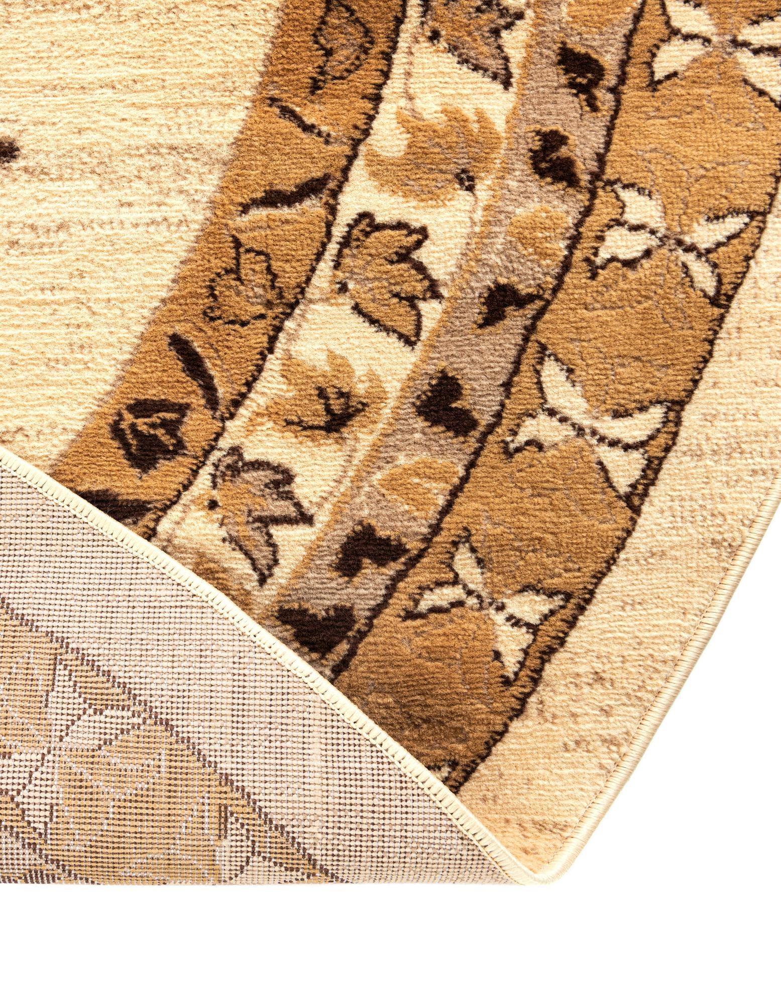 7' 10 x 7' 10 Heriz Design Round Rug