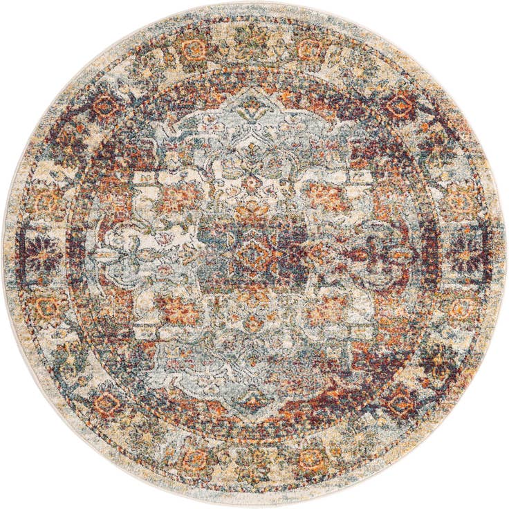 Detail image of 5' x 5' Isabella Round Rug