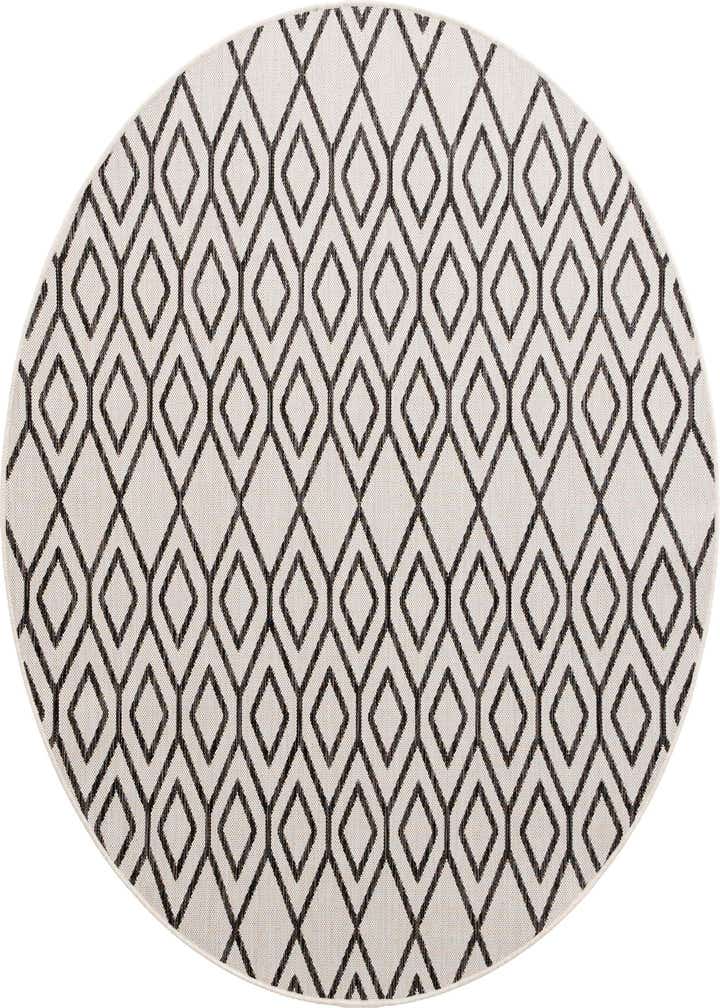 6' 7 x 6' 7 Easy-Clean Jill Zarin Turks and Caicos Indoor / Outdoor Round Rug