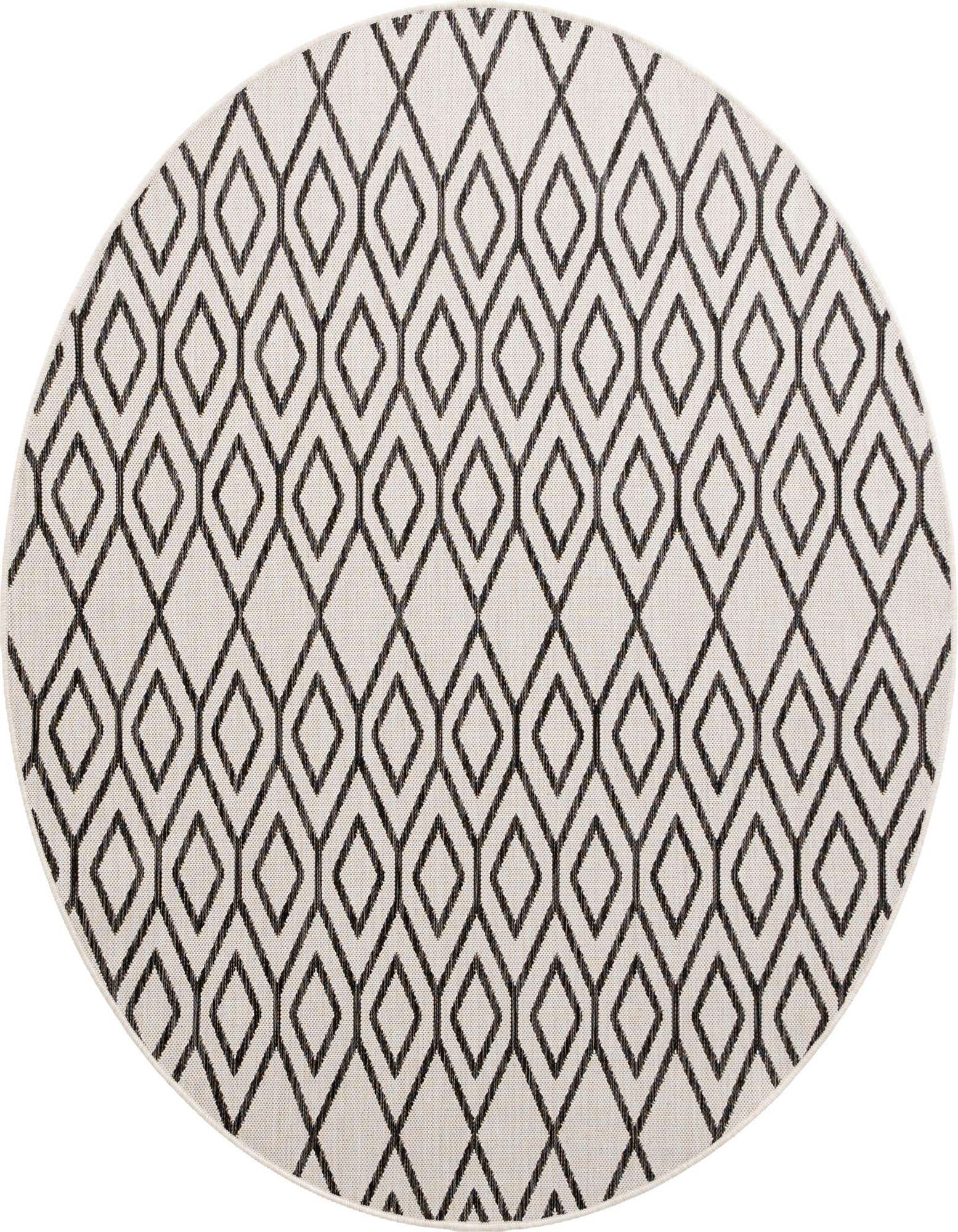 6' 7 x 6' 7 Easy-Clean Jill Zarin Turks and Caicos Indoor / Outdoor Round Rug