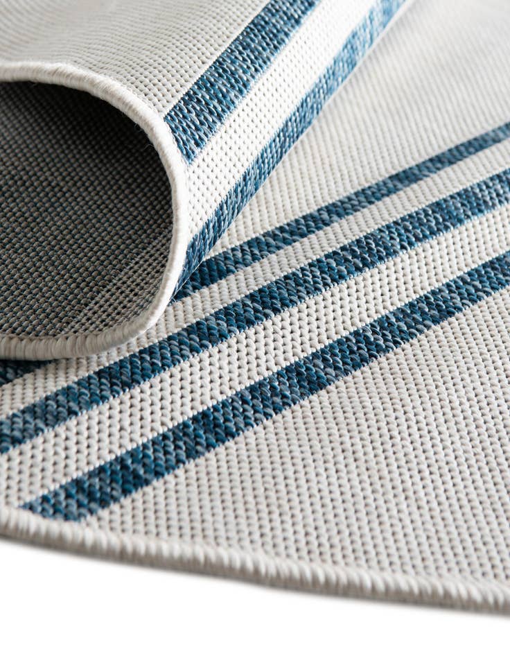 Detail image of 4' x 4'  Washable Jill Zarin Anguilla Indoor / Outdoor Round Rug