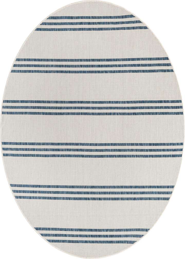 6' 7 x 6' 7 Easy-Clean Jill Zarin Anguilla Indoor / Outdoor Round Rug