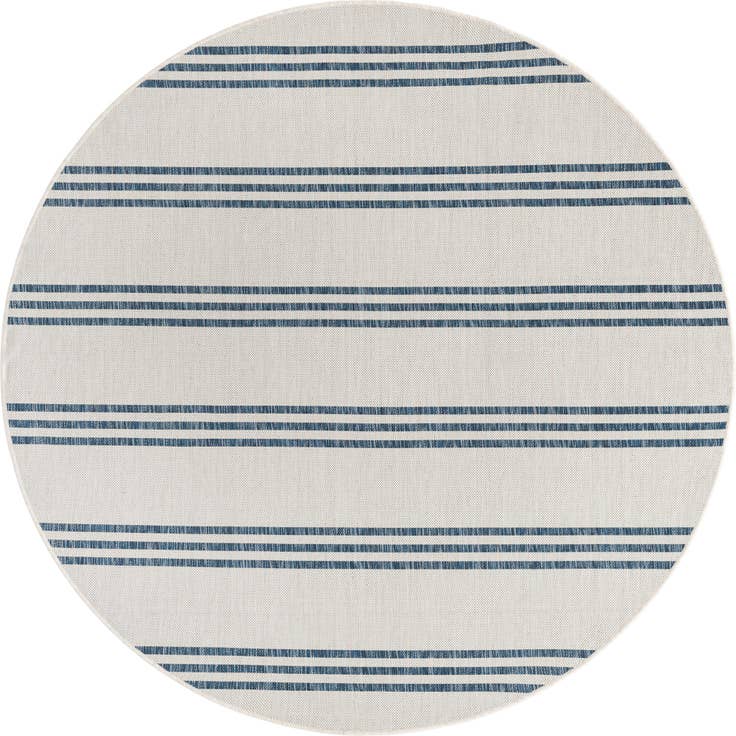 Detail image of 6' 7 x 6' 7 Easy-Clean Jill Zarin Anguilla Indoor / Outdoor Round Rug