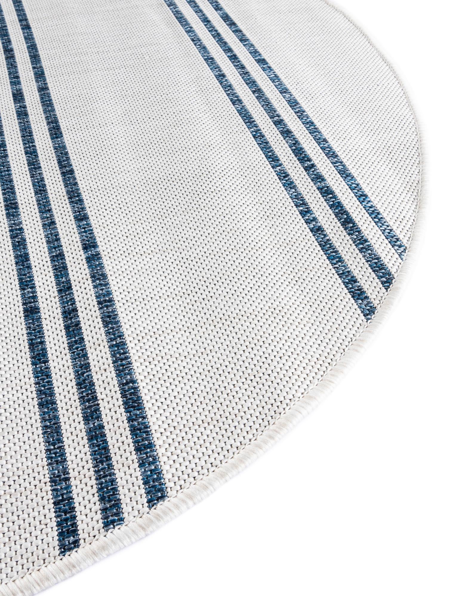 6' 7 x 6' 7 Easy-Clean Jill Zarin Anguilla Indoor / Outdoor Round Rug