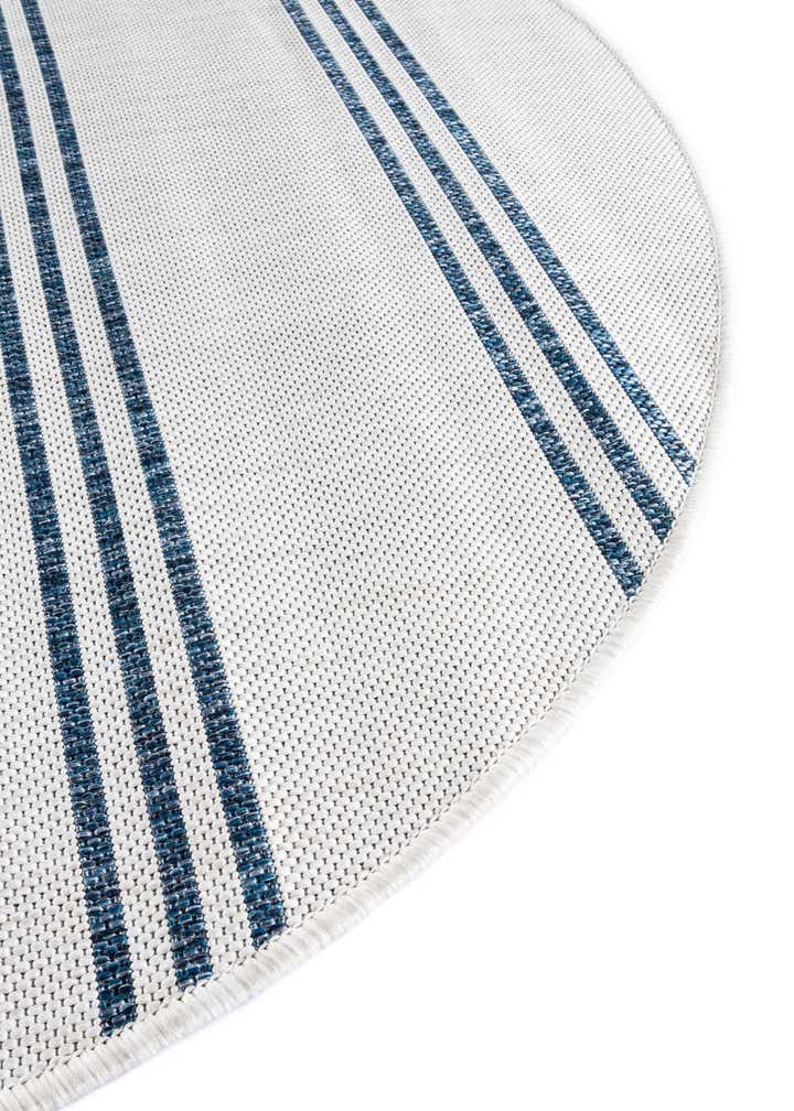 4' x 4' Easy-Clean Jill Zarin Anguilla Indoor / Outdoor Round Rug
