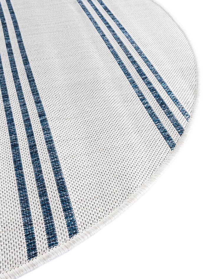 Detail image of 4' x 4'  Washable Jill Zarin Anguilla Indoor / Outdoor Round Rug