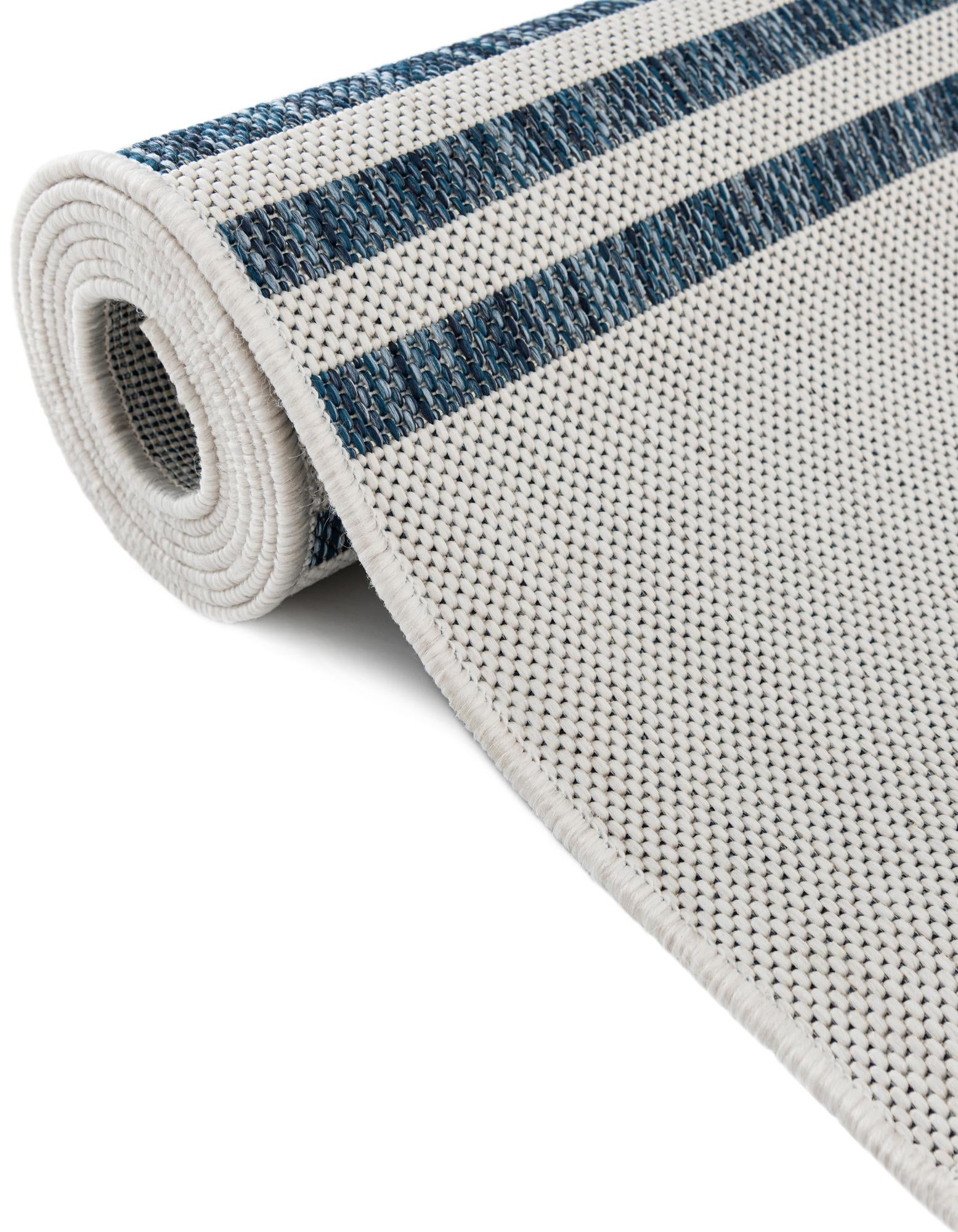 6' 7 x 6' 7 Easy-Clean Jill Zarin Anguilla Indoor / Outdoor Round Rug