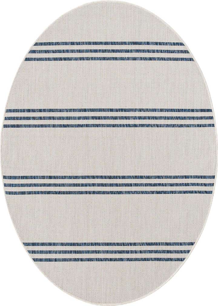 4' x 4' Easy-Clean Jill Zarin Anguilla Indoor / Outdoor Round Rug