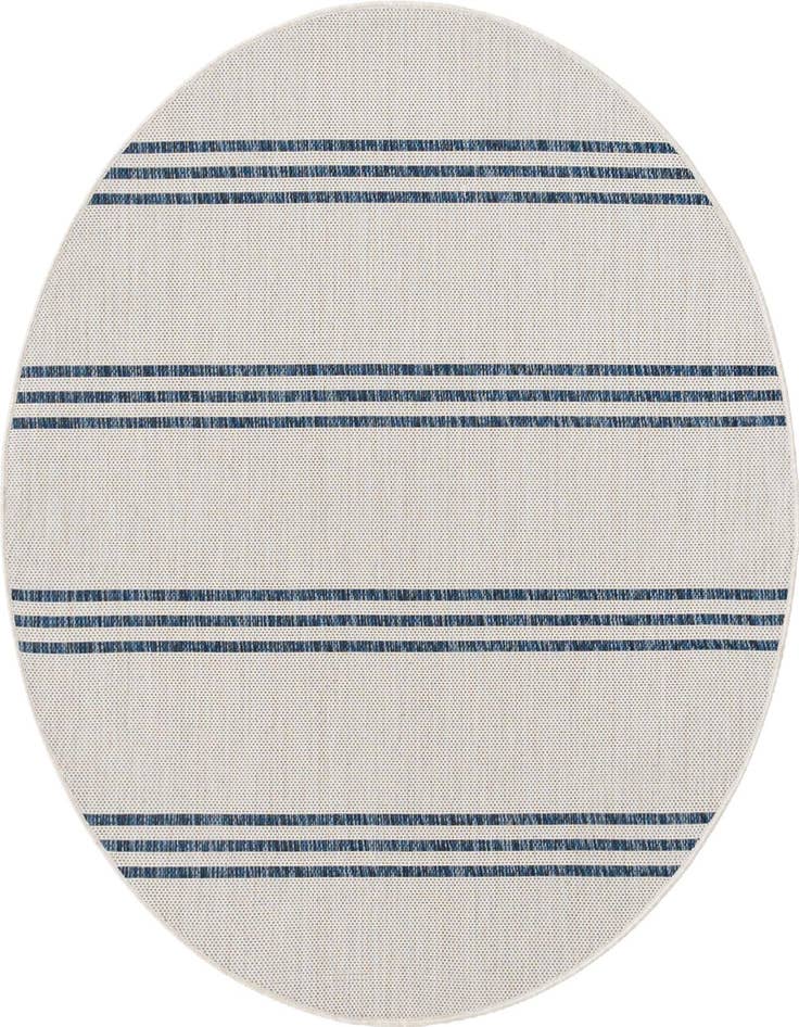 Detail image of 4' x 4' Easy-Clean Jill Zarin Anguilla Indoor / Outdoor Round Rug