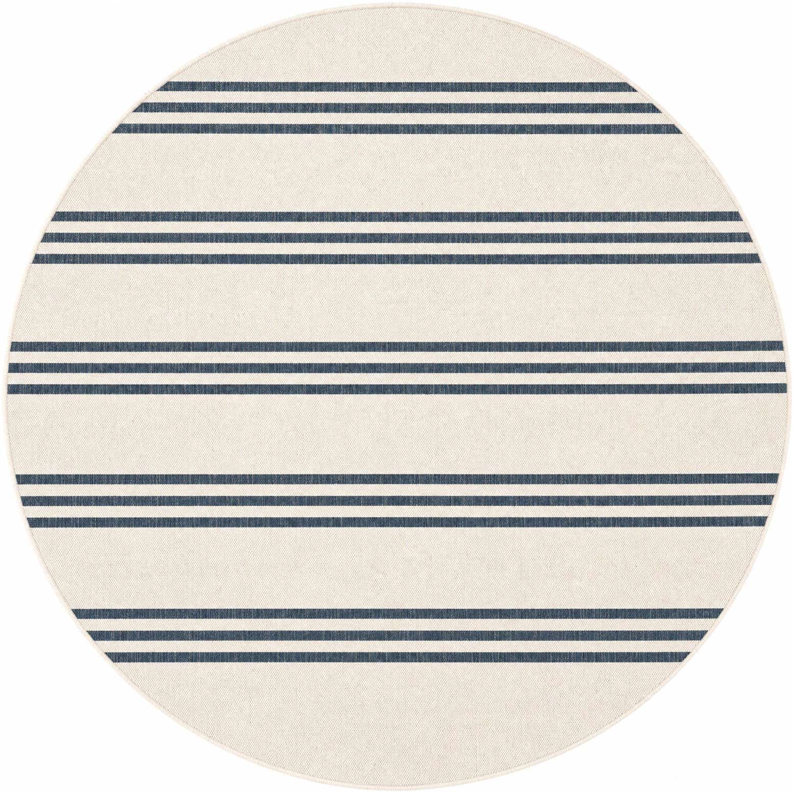 7' x 7' Easy-Clean Jill Zarin Indoor / Outdoor Round Rug