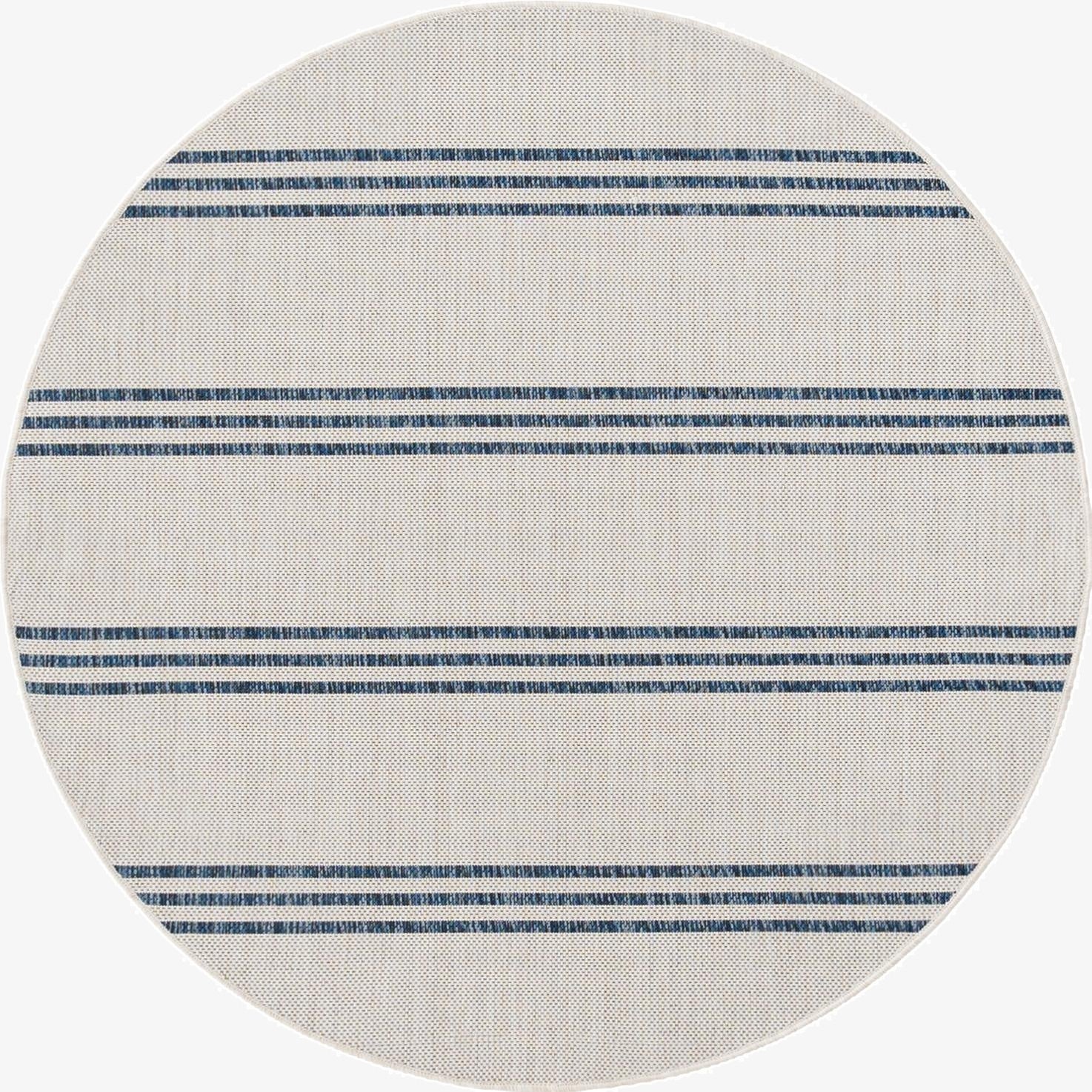 Primary image 4' x 4'  Washable Jill Zarin Anguilla Indoor / Outdoor Round Rug