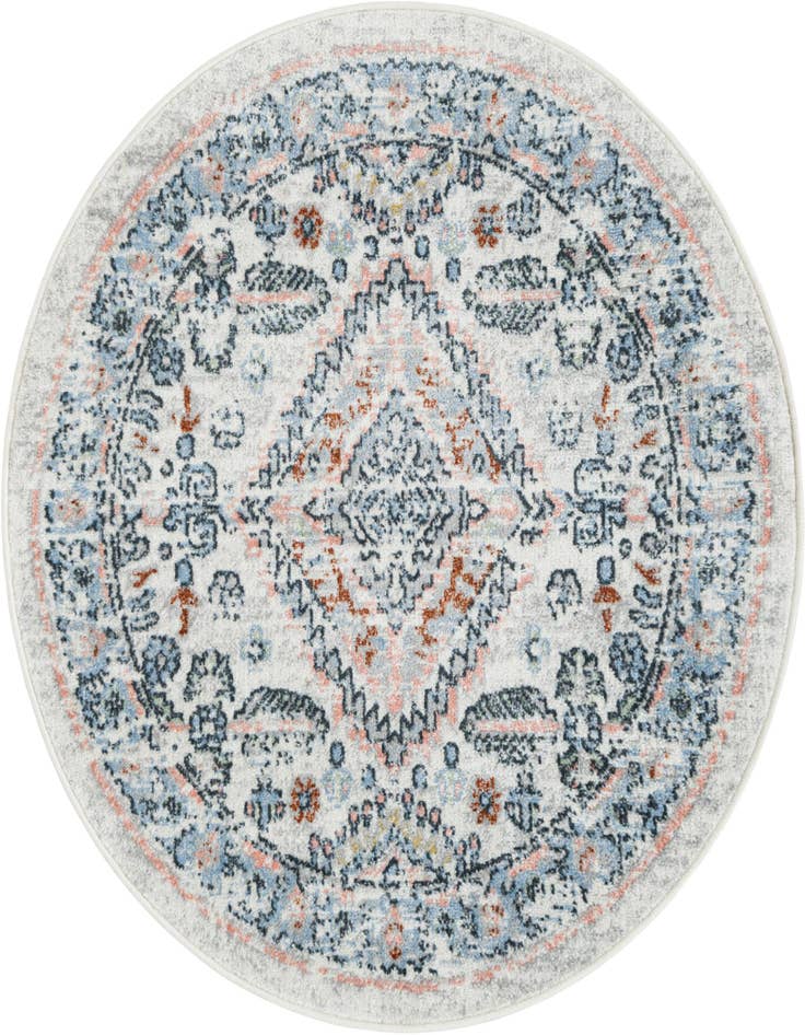 Detail image of 3' 3 x 3' 3 Kamala Washable Round Rug