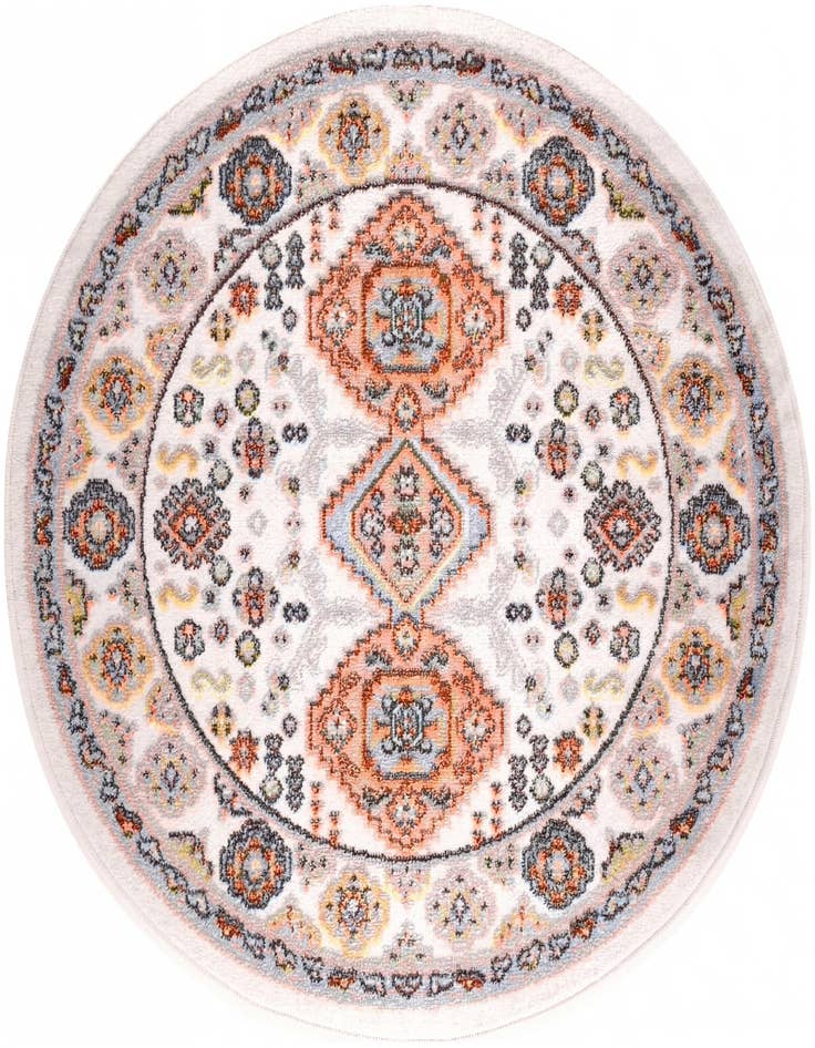 Detail image of 3' 3 x 3' 3 Kamala Washable Round Rug