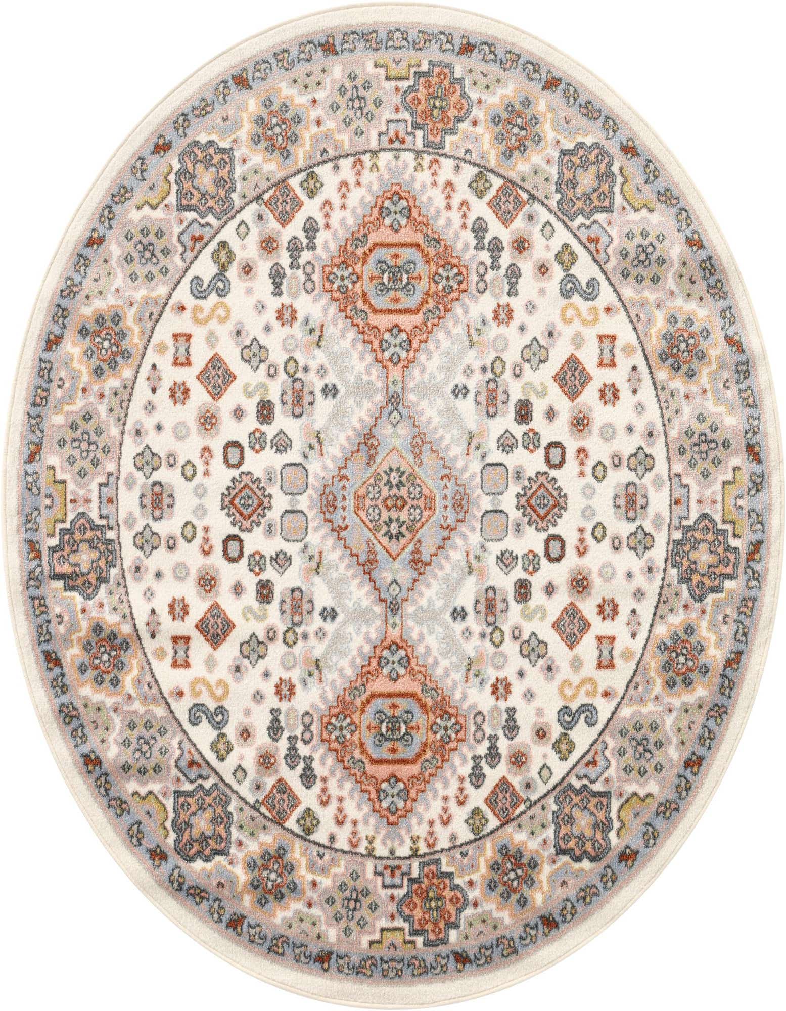 5' 3 x 5' 3 Kamala Washable Round Rug
