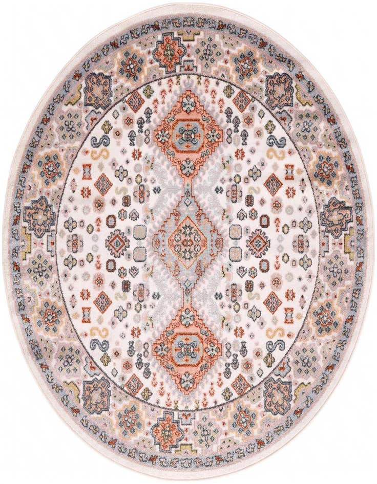 Detail image of 5' 3 x 5' 3 Kamala Washable Round Rug