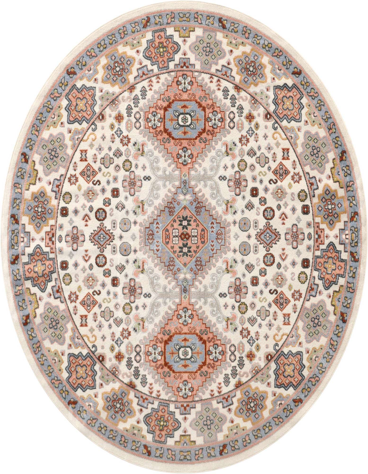 7' 10 x 7' 10 Kamala Washable Round Rug