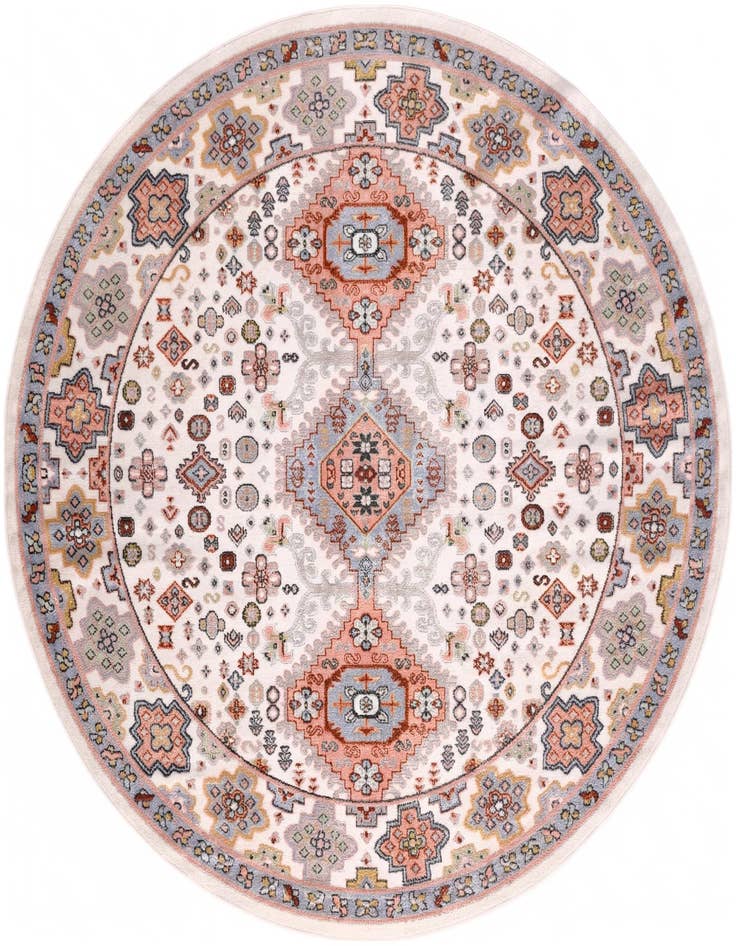 Detail image of 7' 10 x 7' 10 Kamala Washable Round Rug
