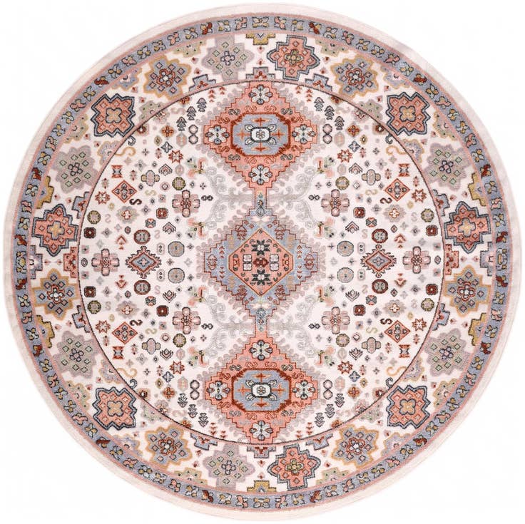 Detail image of 7' 10 x 7' 10 Kamala Washable Round Rug