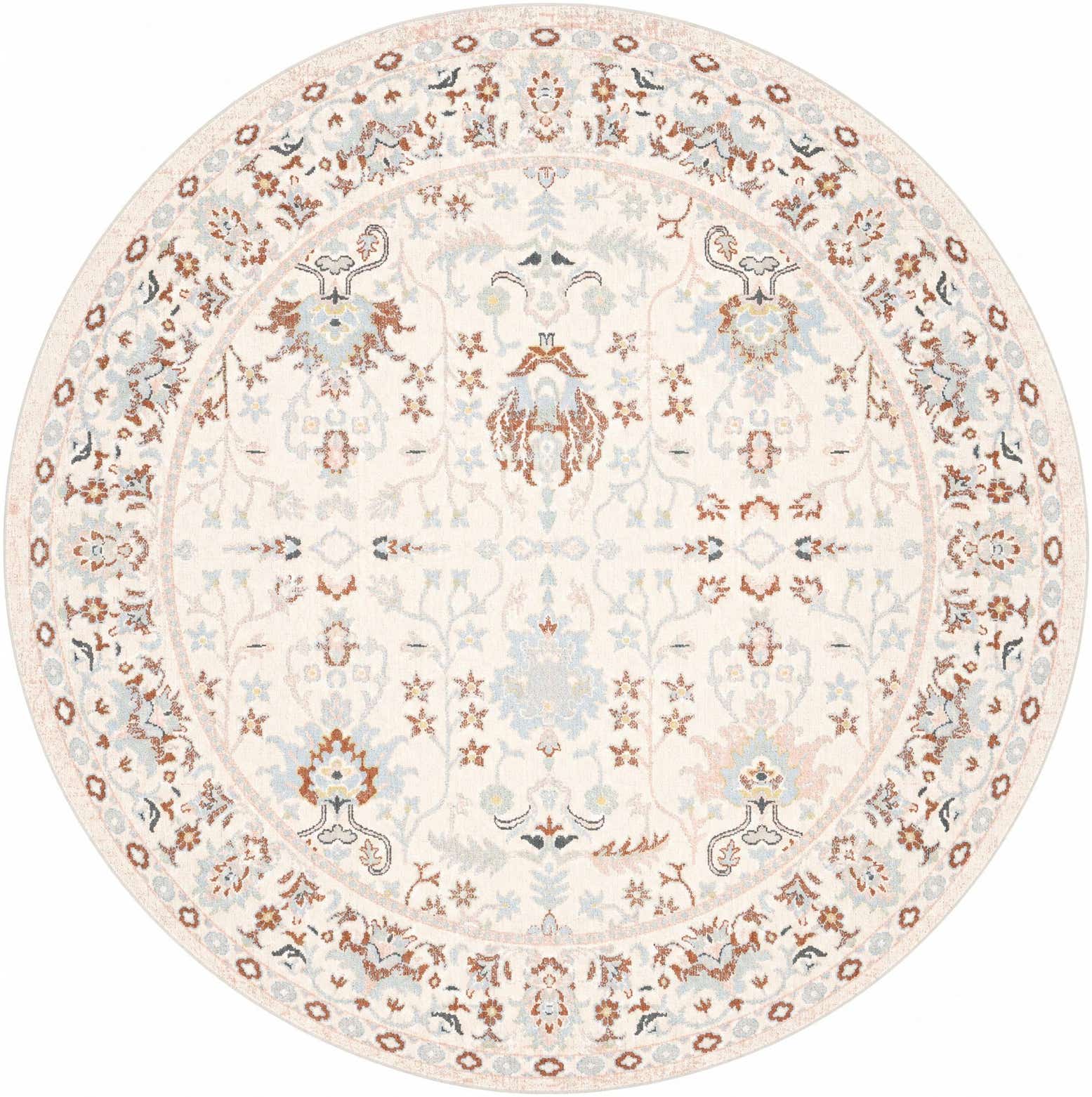 7' 10 x 7' 10 Kamala Washable Round Rug