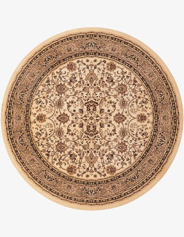 10' x 10' Kashan Design Round Rug