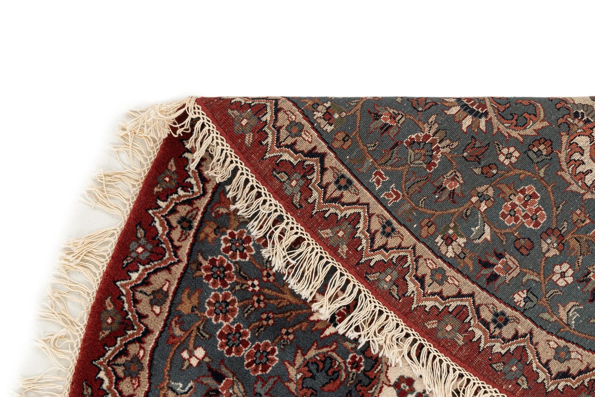 270cm x 270cm anudado a mano Kashan Alfombra Oriental Lana redondo