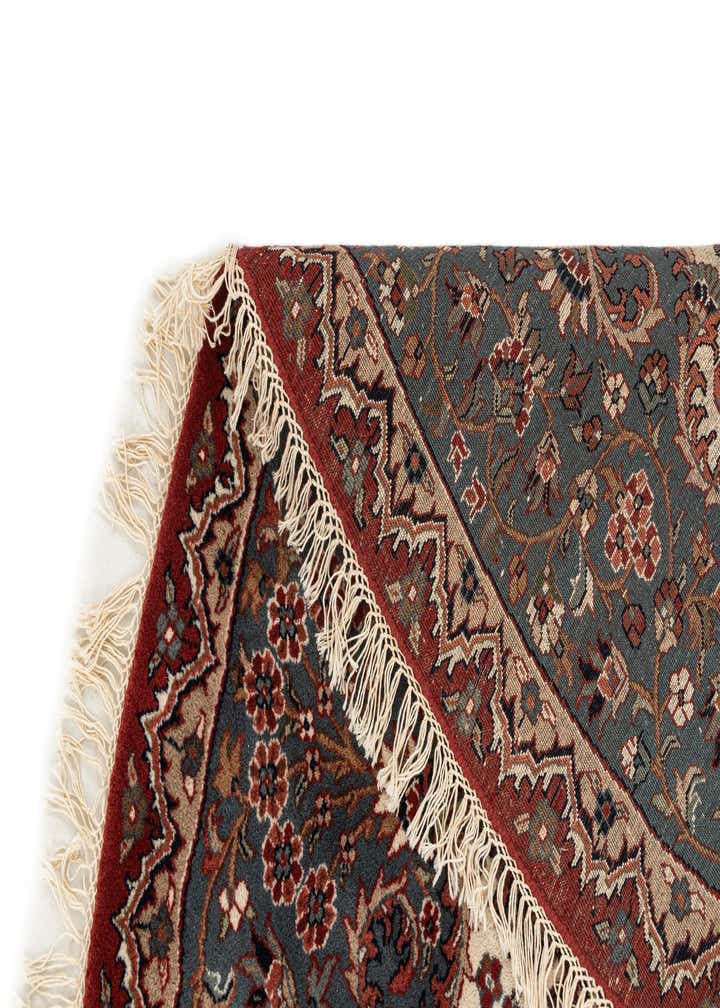 8' 10 x 8' 10 Hand Knotted Kashan Oriental Wool Round Rug