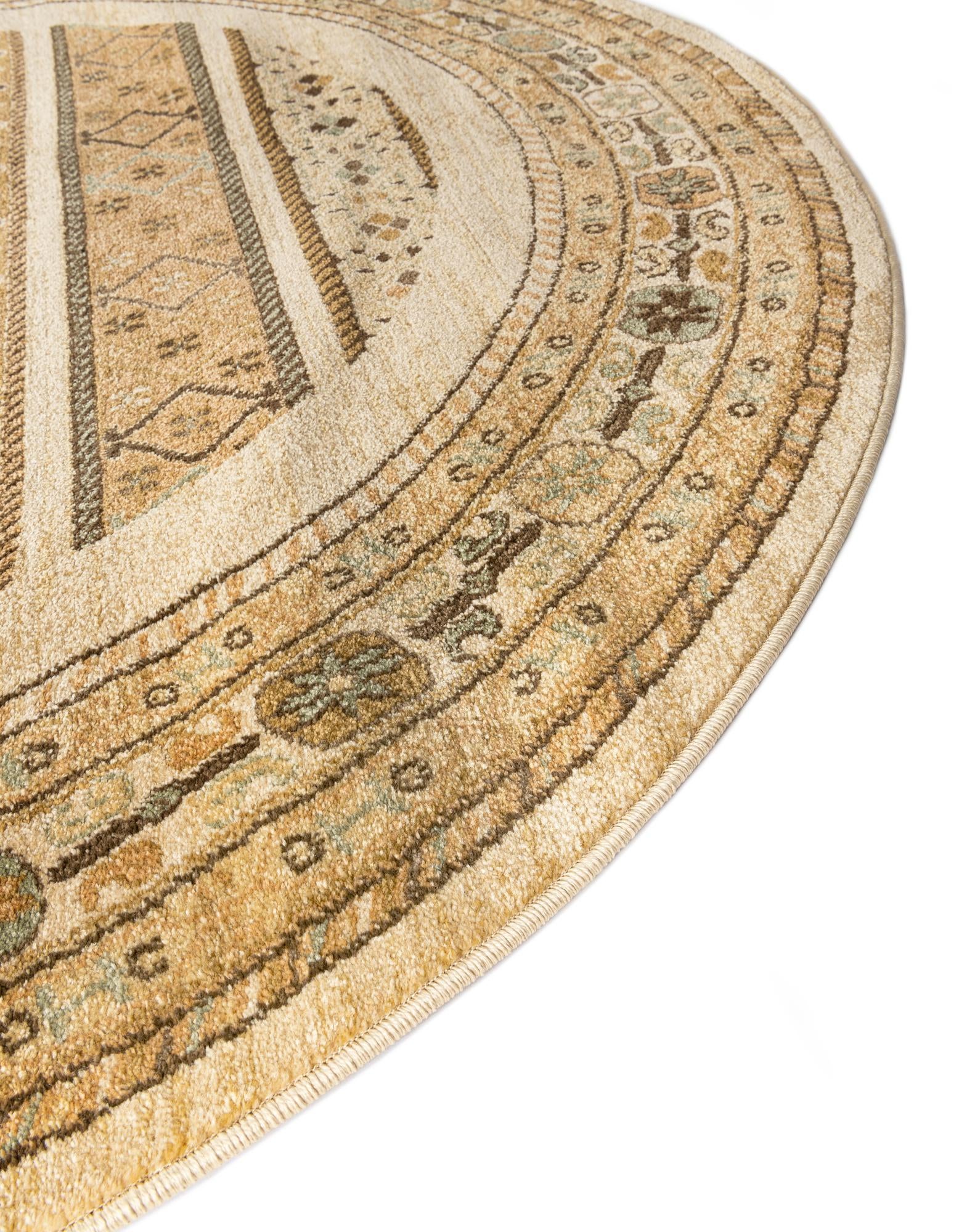 8' x 8' Kashkuli Gabbeh Round Rug