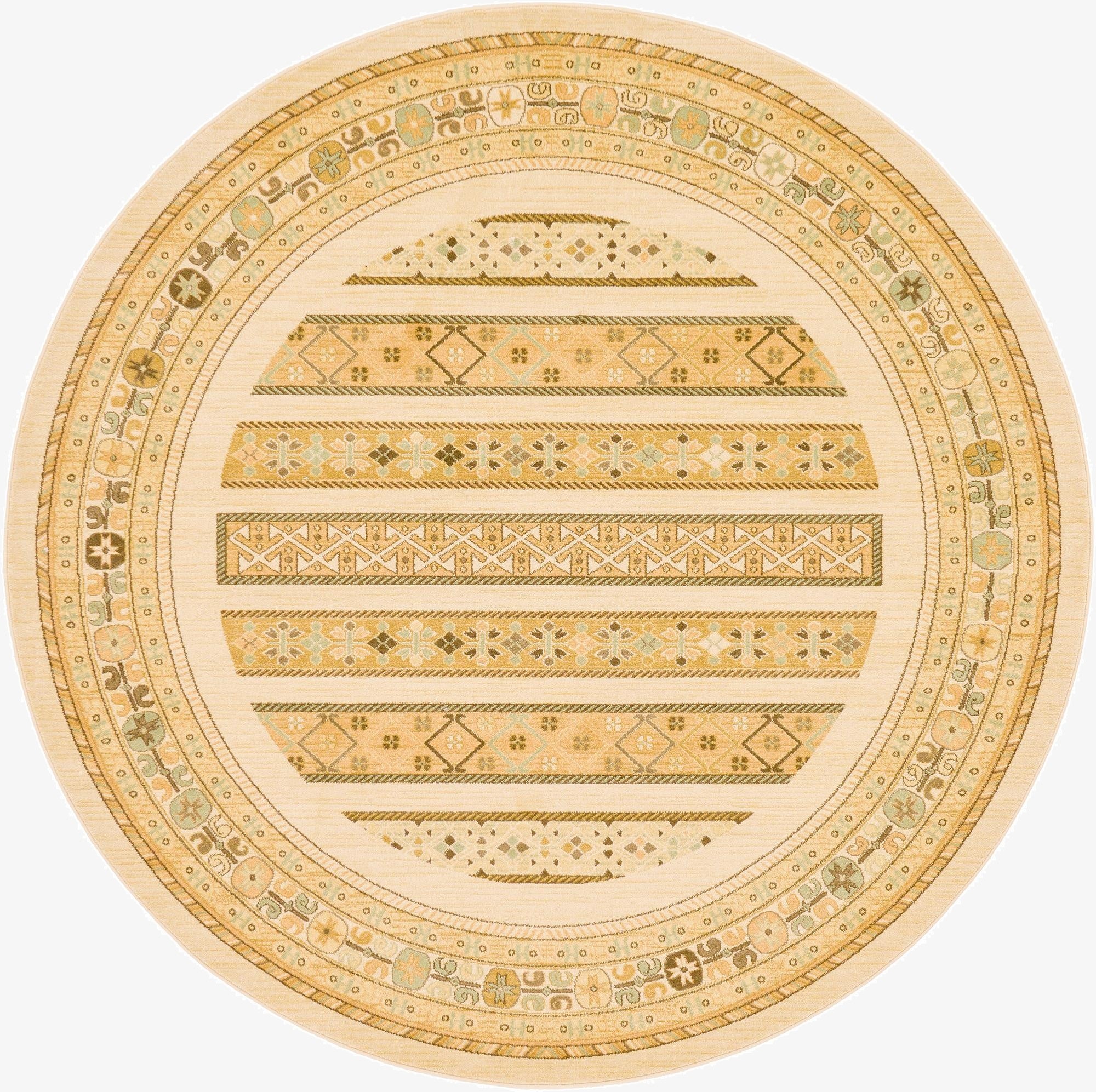 8' x 8' Kashkuli Gabbeh Round Rug