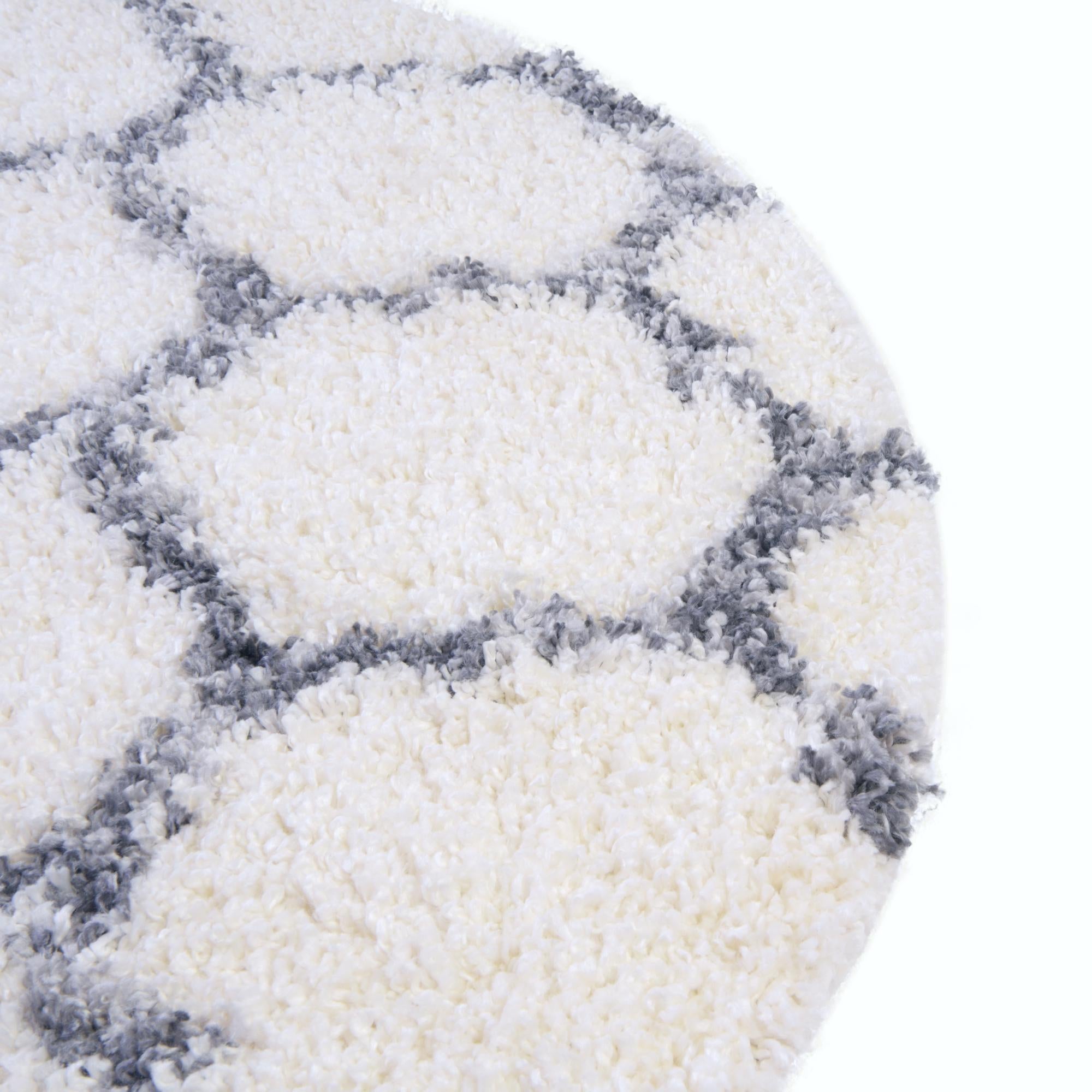 3' 3 x 3' 3 Lagom Shag Round Rug