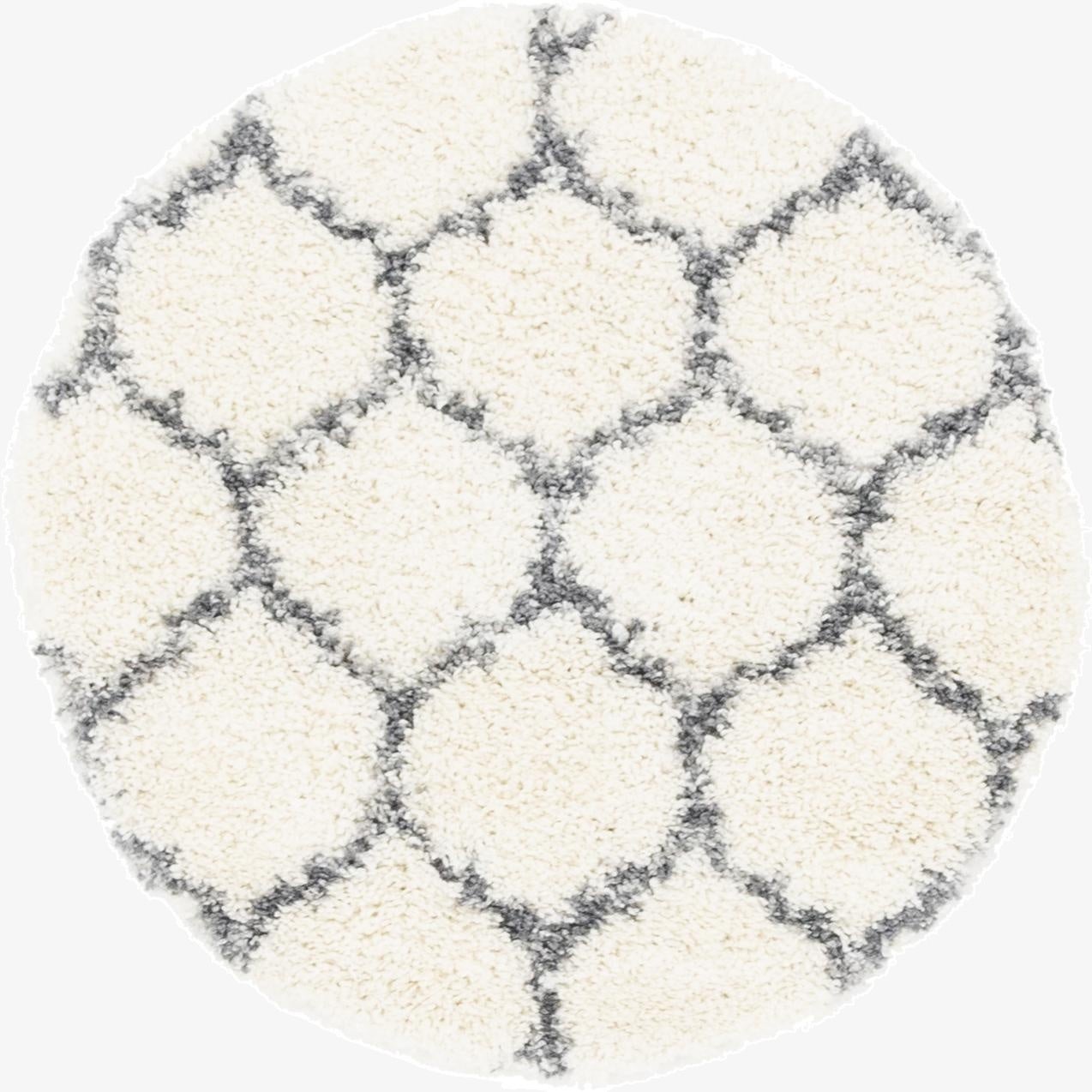 3' 3 x 3' 3 Lagom Shag Round Rug