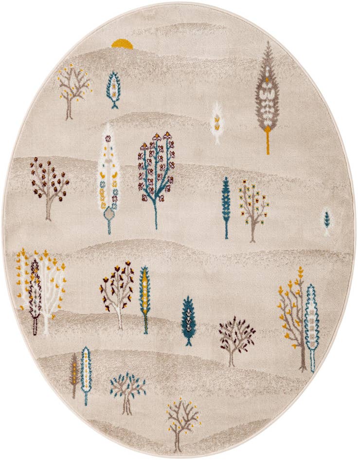 Detail image of 5' 3 x 5' 3 Laguna Round Rug