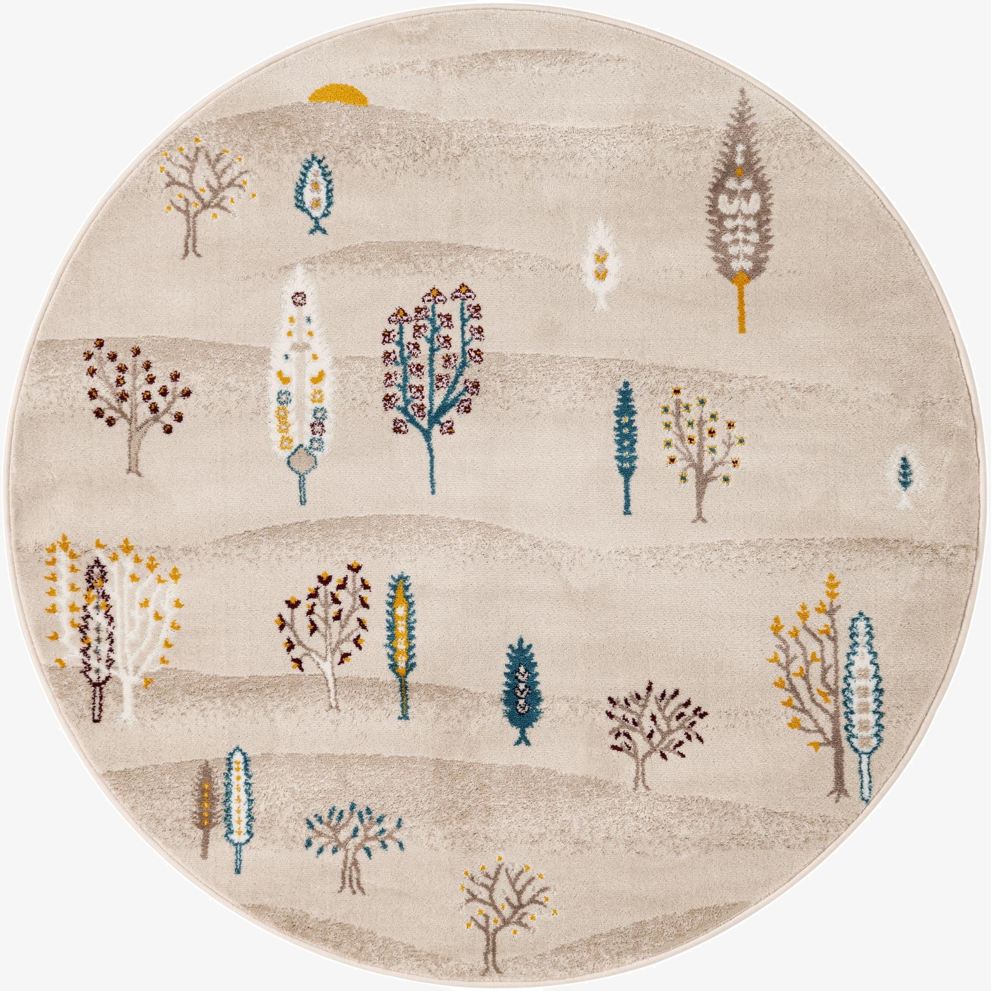 5' 3 x 5' 3 Laguna Round Rug