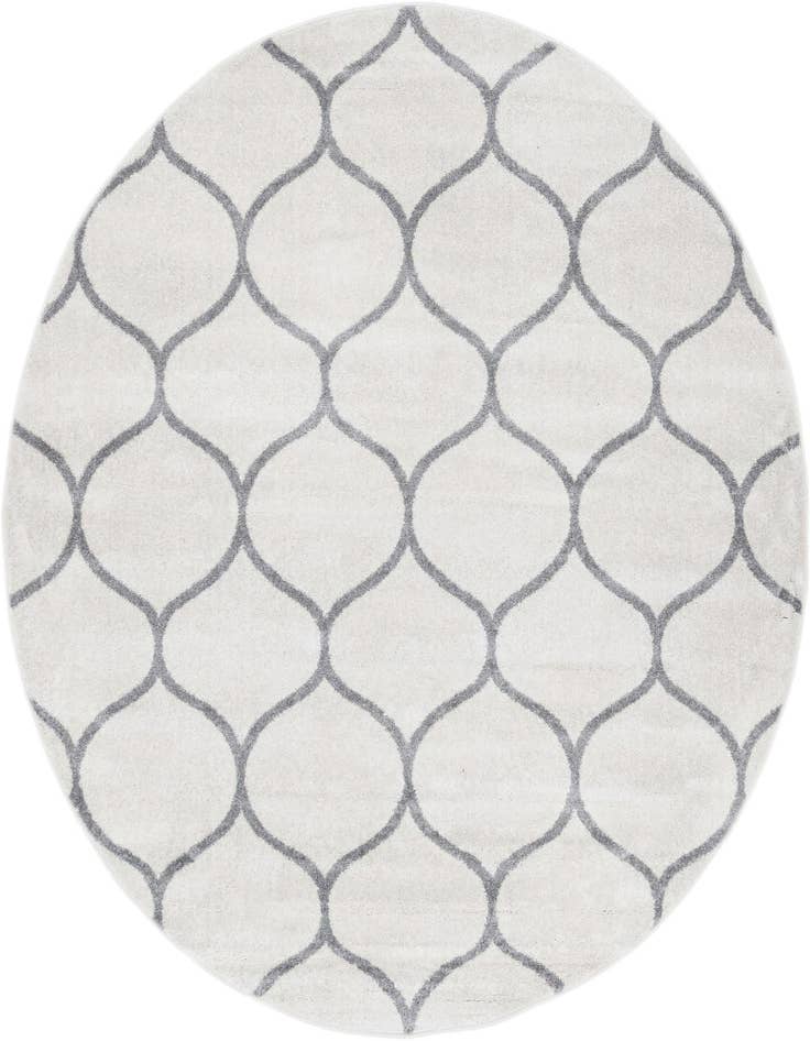 Detail image of 7' x 7' Lattice Frieze Round Rug