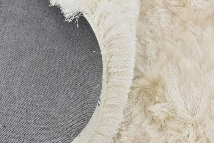 7' x 7' Luxe Solid Shag Round Rug