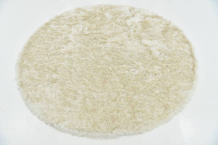 Detail image of 7' x 7' Luxury Solid Shag Round Rug