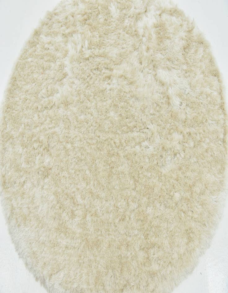 Detail image of 7' x 7' Luxury Solid Shag Round Rug