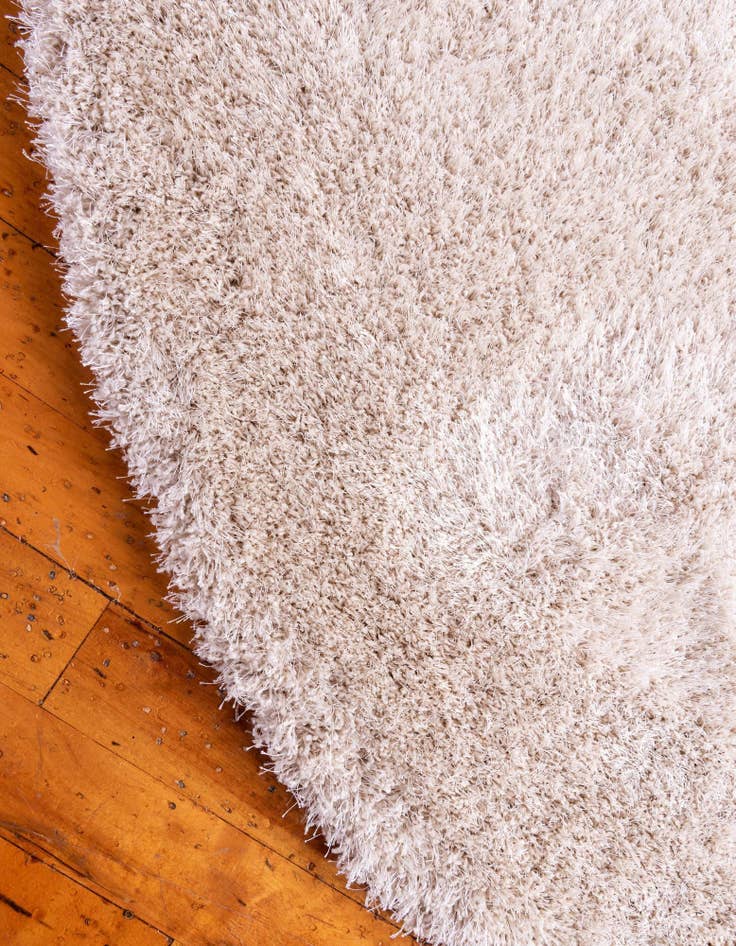 Detail image of 6' x 6' Luxury Solid Shag Round Rug