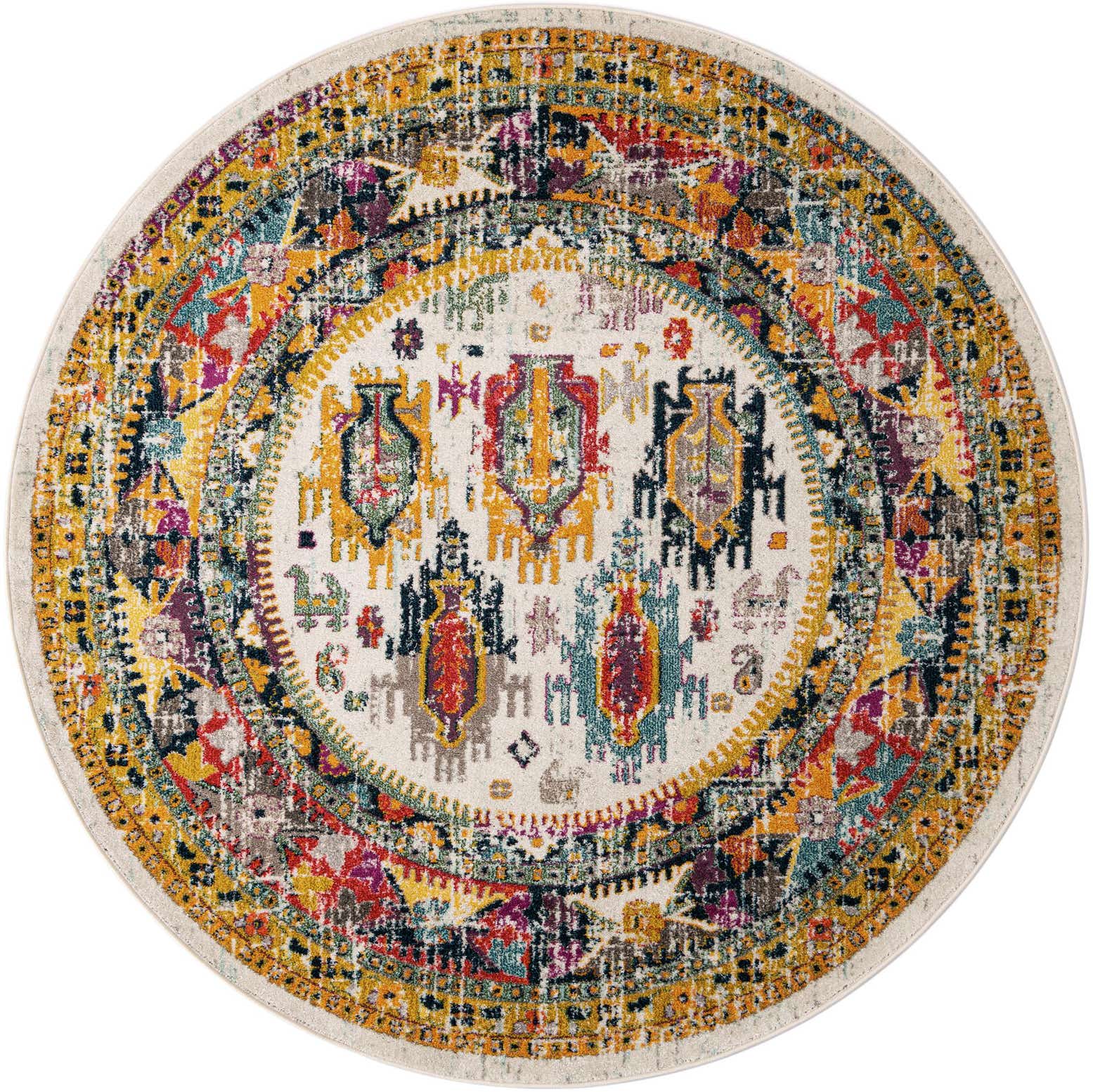 7' 10 x 7' 10 Madeline Round Rug